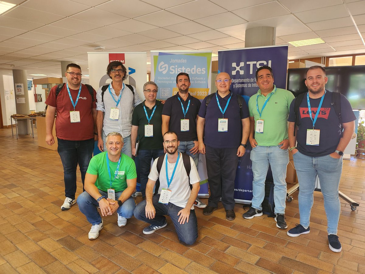 jmgaralo's tweet photo. Aprovechando las @JornadaSistedes para tener una reunión presencial del proyecto #QServ @QuercusSEG @GrupoAlarcos @infouex @uclm_es @deusto https://t.co/RZpVN5w8VK
