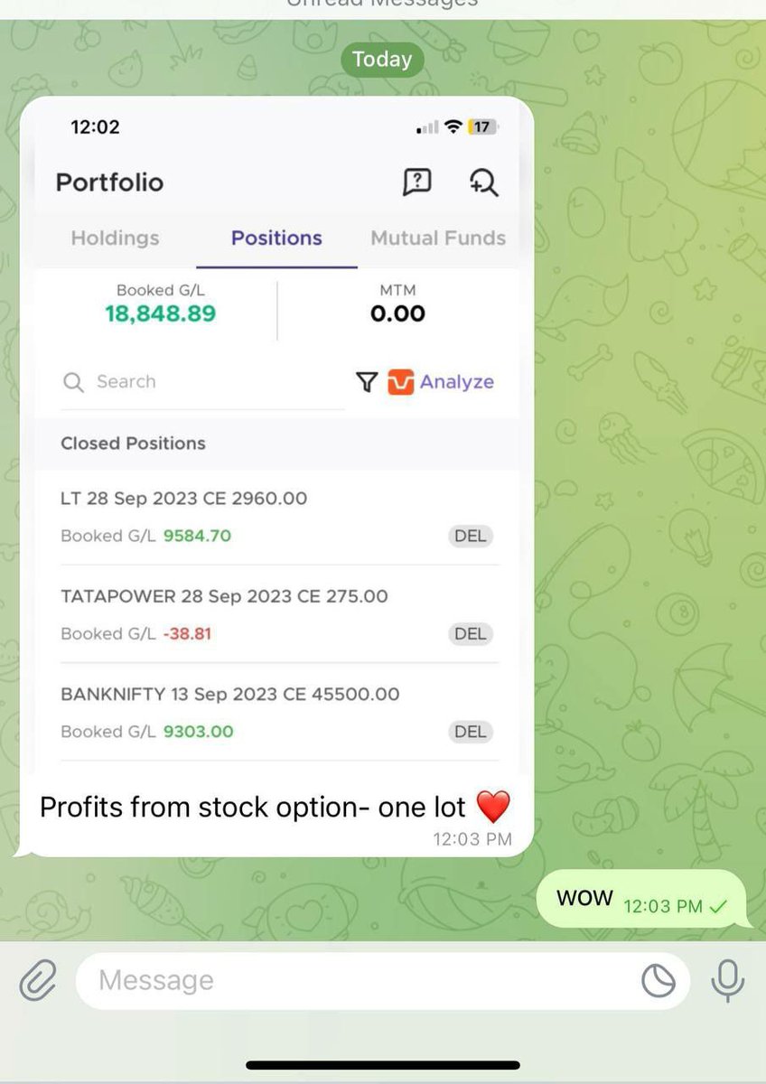 tenpercenttrade's tweet image. Another blockbuster day with #protraders 

Best setup only skimmed 

#nifty #banknifty #StockMarketindia #india #stockmarket