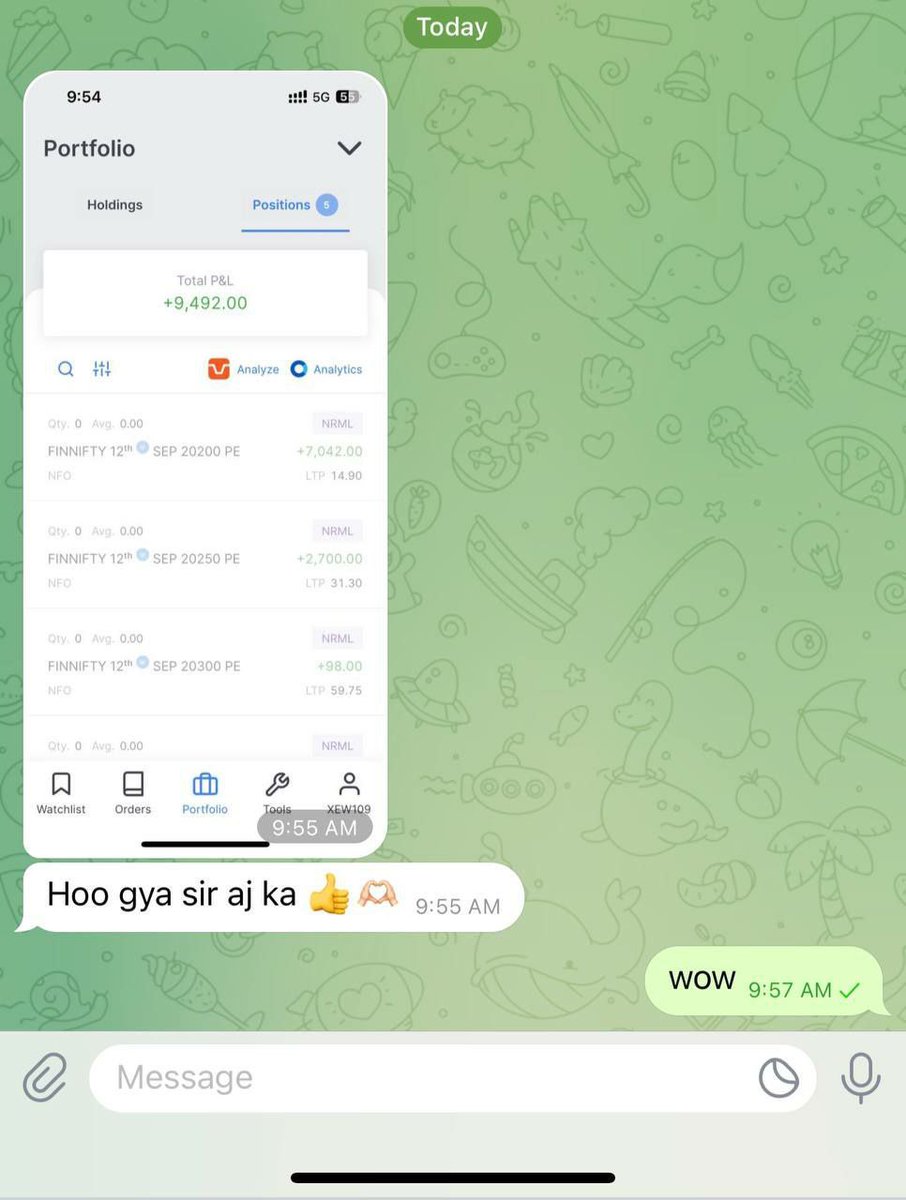 tenpercenttrade's tweet image. Another blockbuster day with #protraders 

Best setup only skimmed 

#nifty #banknifty #StockMarketindia #india #stockmarket