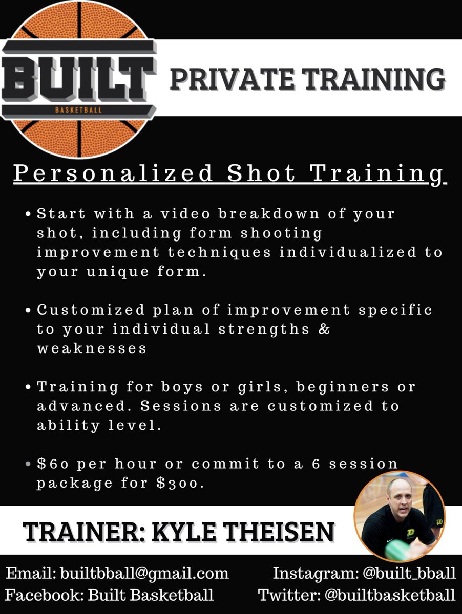 builtbasketball's tweet image. Thank you to everyone who has reached out for training! Times are filling up fast, DM to make an appointment.