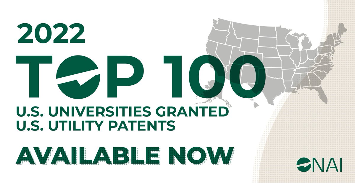 We are excited to announce a new ranking, the "Top 100 U.S. Universities Granted U.S. Utility Patents in 2022". Complementing our Top 100 Worldwide ranking, this list was created to highlight U.S. universities helping to advance #innovation and #invention: bit.ly/3ET6MBL