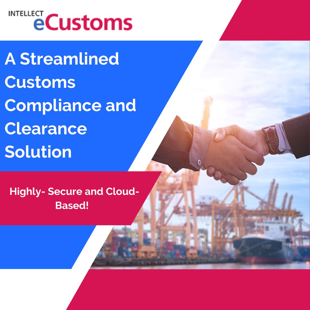 Intellecttechn2's tweet photo. Looking for a #CustomsClearance solution? 

Look no further! 

Intellect #eCustoms is a solution to handle requirements for ISF, ACE, AES, and ABl, providing a seamless interface to #USCustoms and other governmental agencies!

https://t.co/9HRPlASJmn 

#IntellectTechnologies https://t.co/SiyVuXIkpb