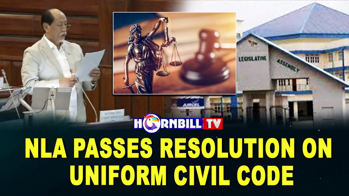 hornbilltv's tweet image. NLA Passes Resolution On Uniform Civil Code

Follow HornbillTV for latest updates

Click on link to watch full video

youtu.be/_R1QXYuKMTw

#NLA #resolution #UniformCivilCode #UCC #Nagaland