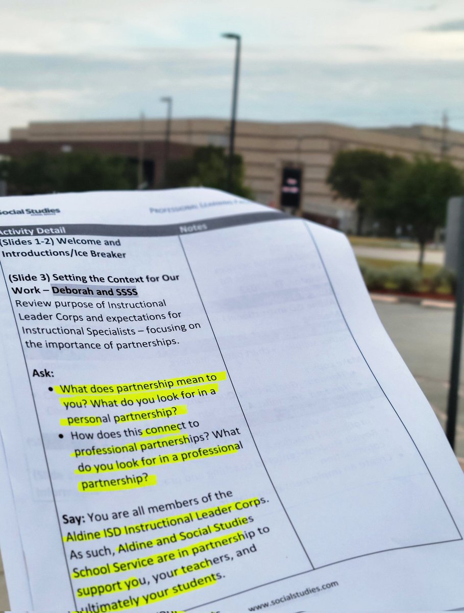 montra_rogers's tweet image. Where in the world is the @SocialStudiesSS  PIT Crew today? 
We are in the Aldine Independent School District.

What are we doing?
We are facilitating the second session of the SS Instructional Leadership Corps Program.  #PartnerWithAPurpose #ActiveClassroom