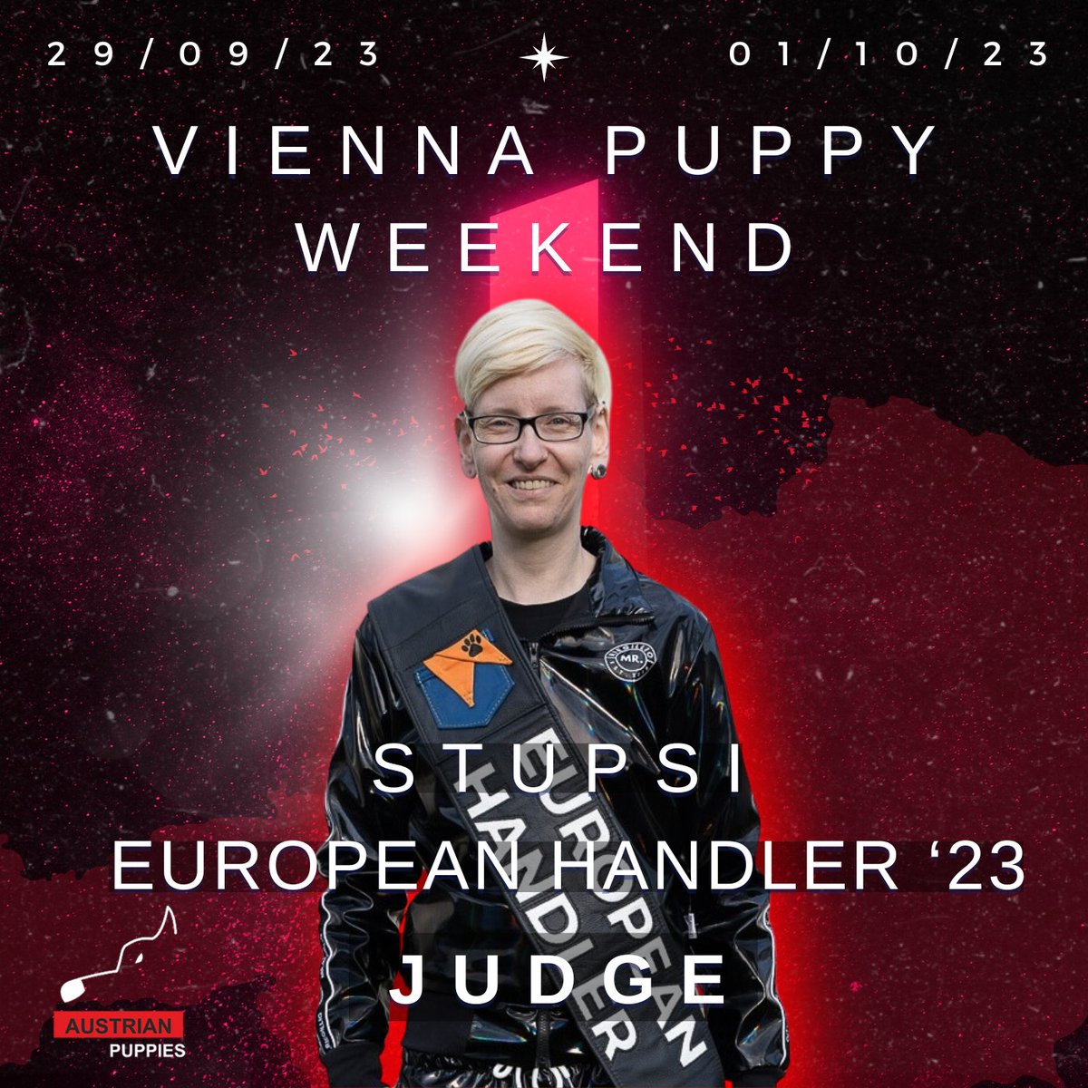 AustrianPuppies's tweet photo. Es wird Zeit, unsere Judges zu präsentieren. Weiter geht es mit European Handler '23 STUPSI.
--
Time to present our judges. We will continue with European Handler '23 STUPSI. https://t.co/xuLr8miiDC