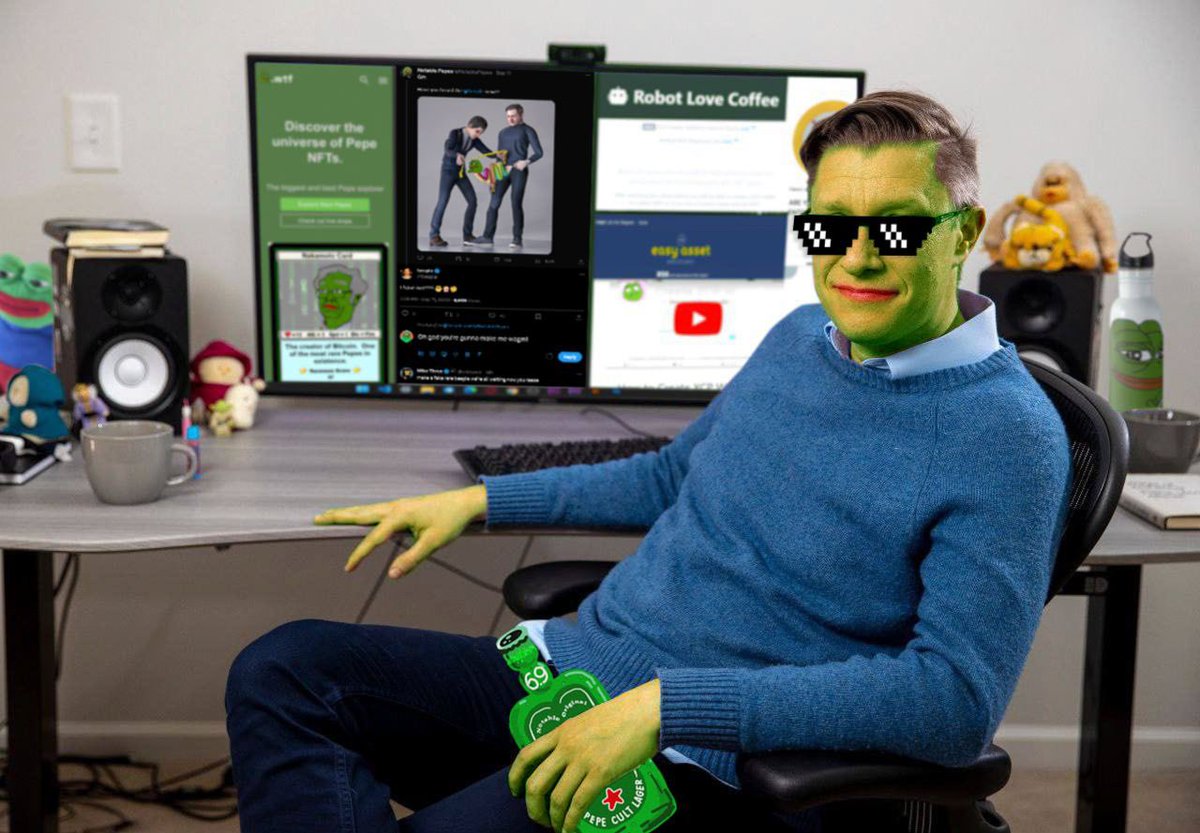 BREAKING GM NEWS:

“<a href="/Vince_Van_Dough/">VincentVanDough</a> is absolutely right. All roads do, in fact, lead to Pepe.” - <a href="/beeple/">beeple</a>