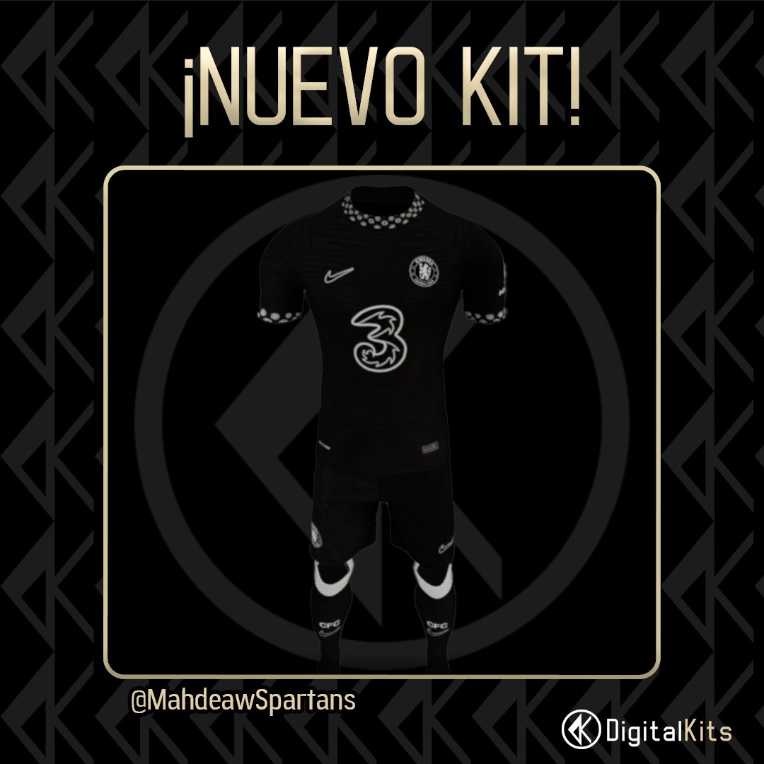 👕 Fantasy | 🌍 English League | 🛡️ Chelsea | 💎 Third | 🌈 Negro | 📆 2022/23 | 🎮 PES | 👤 @MahdeawSpartans
x.com/mahdeawspartan…

Danos RT🔁 y MG❤️ para difundir a este kit y su autor.
#NewDK @PremierLeague @ChelseaFC #PremierLeague #ChelseaFC #Chelsea #eFootball #PES