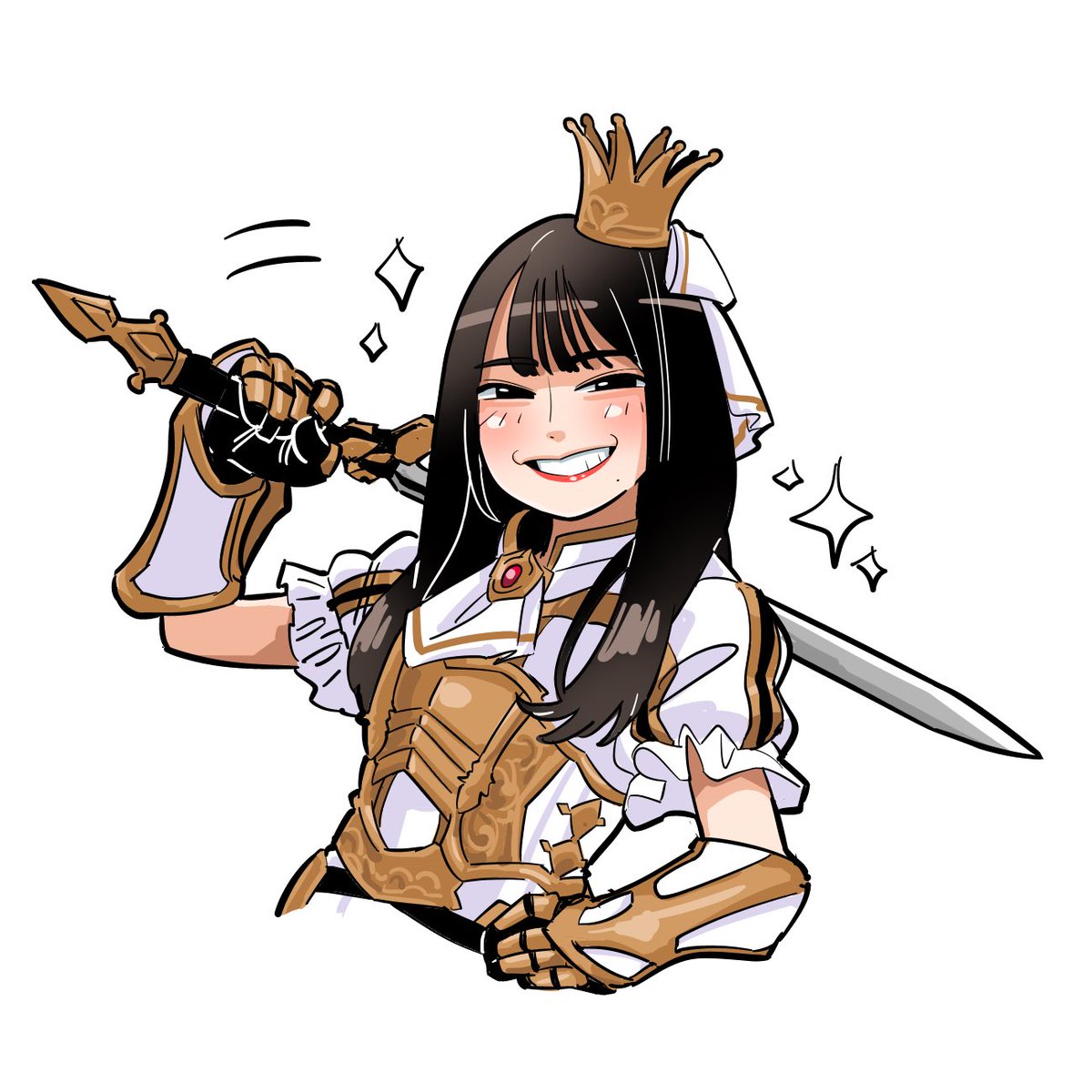「かほちゃん#藤嶌果歩 」|ミドリカワ！！！のイラスト