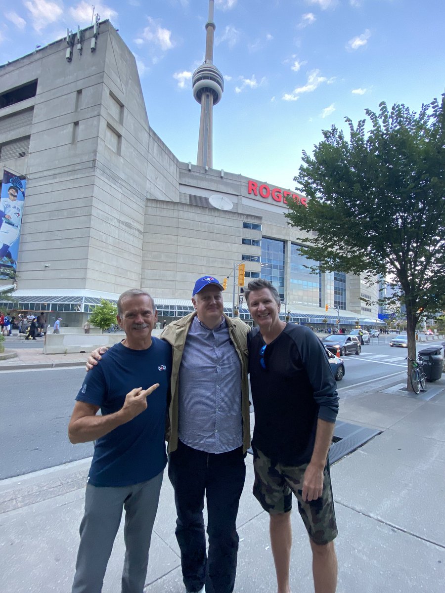 Went to the baseball in Toronto last night and mages to make it both a Mock The Week reunion and a Stargazing live reunion.