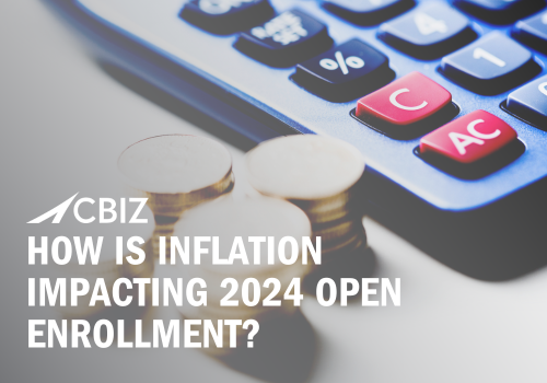 CbizEric's tweet photo. Inflation seems to be affecting everything, even #OpenEnrollment. With more employees taking action in anticipation of a recession, like saving more or cutting back, electing #benefits might cause pause for some. 

Here's how employers can help➡ https://t.co/b1SLeXP0sp https://t.co/uNnjQoyWfV