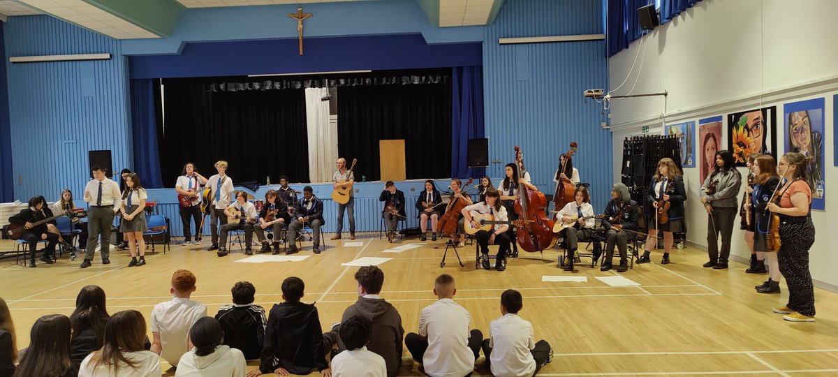Wow wow wow! An extravaganza. Well done to our music students for writing their own music @BBCSSO song sessions. Cannot thank @lucy_drever enough for her work with our young people. Massive thanks to our music team too. I do have the most talented young people anywhere!