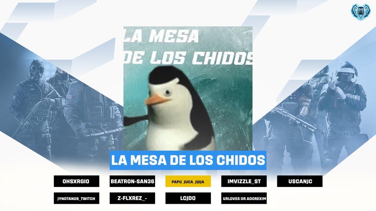 RealGodsCup's tweet photo. Bienvenidos a la 2da edición de la Real Gods Cup estos equipos estarán luchando por coronarse campeones.
Quien será el mejor ?

• #exiledgaming
• @LouDGaming_MX 
• #manticora
• #lamesadeloschidos

#GoReal #alwaysGod
📷 La Cuna de los campeones 📷 https://t.co/3ahpFqugkY