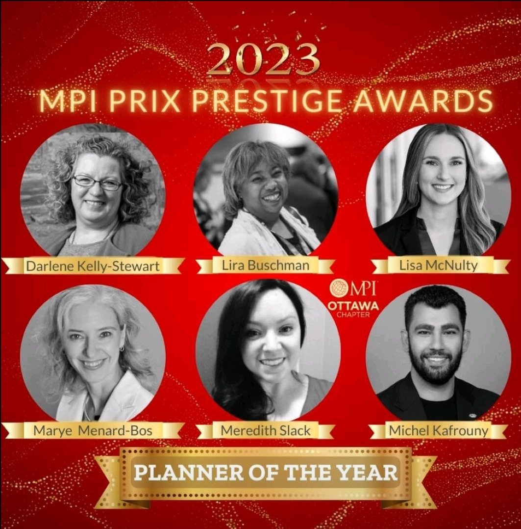 Congratulations @MeredithSlack10 on your @mpiottawa nominations for Planner of the Year and New Member of the Year! 

Looking forward to supporting you, and all nominees, during the awards night September 20 in Ottawa.

#planner #mpiottawa #awardnomination