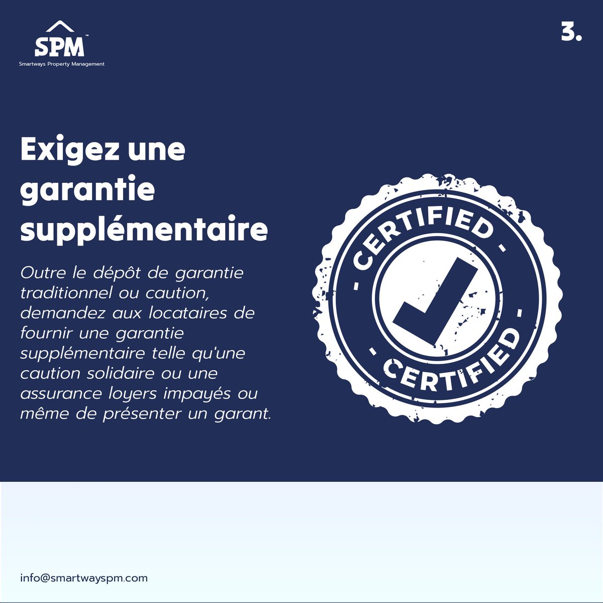 smartwayspm's tweet photo. Propriétaires immobiliers, vous en avez assez des locataires insolvables ? 🤔

Voici 5 astuces efficaces pour vous protéger. 

Pour confier la gestion de votre bien immobilier à SPM, contactez-nous dès aujourd'hui !

WhatsApp: https://t.co/YAEcoEy0bm
Email : info@smartwayspm.com https://t.co/IYfLWirUkd