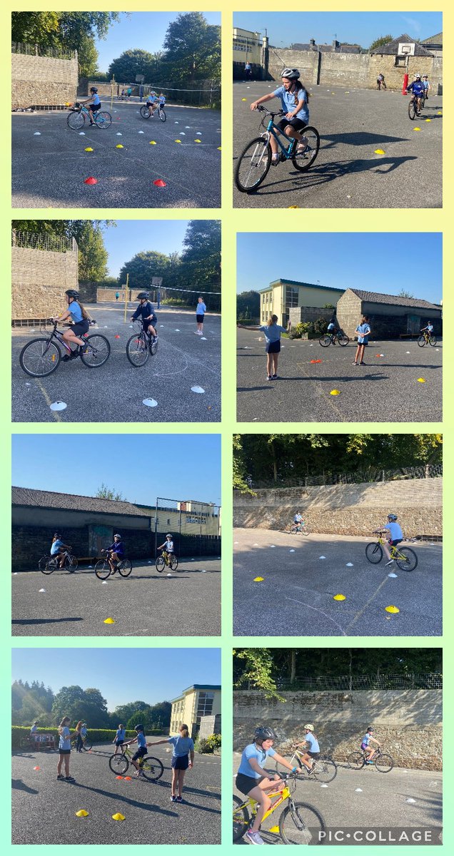 5th and 6th class had a great day last Friday, for their first cycling lesson. #cyclingsafety #CycleRight
