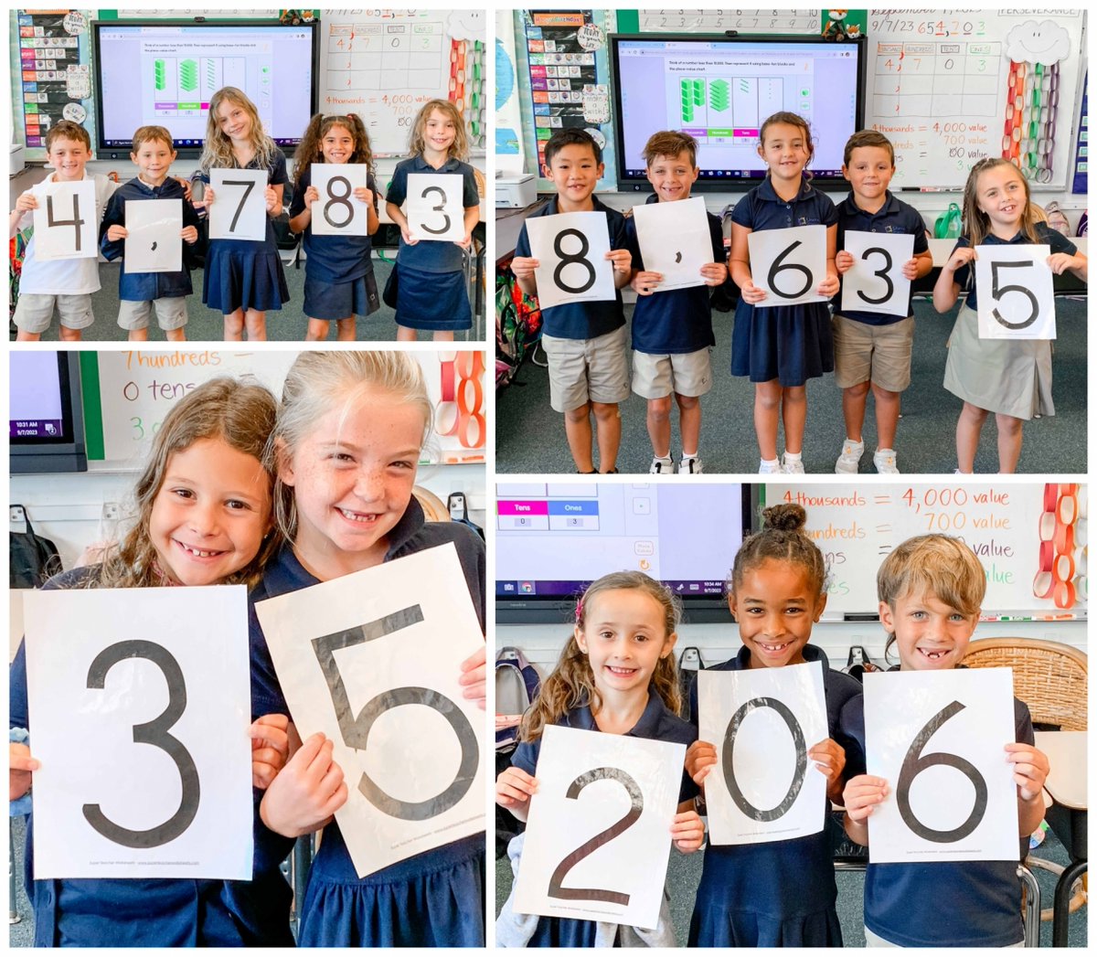 UnityDelray's tweet image. At Unity School, learning is always an adventure! Yesterday, our vibrant 2nd graders practiced place value through an exciting card game!

#MathMasters #PlaceValuePlay #LearningIsFun #UnitySchool
