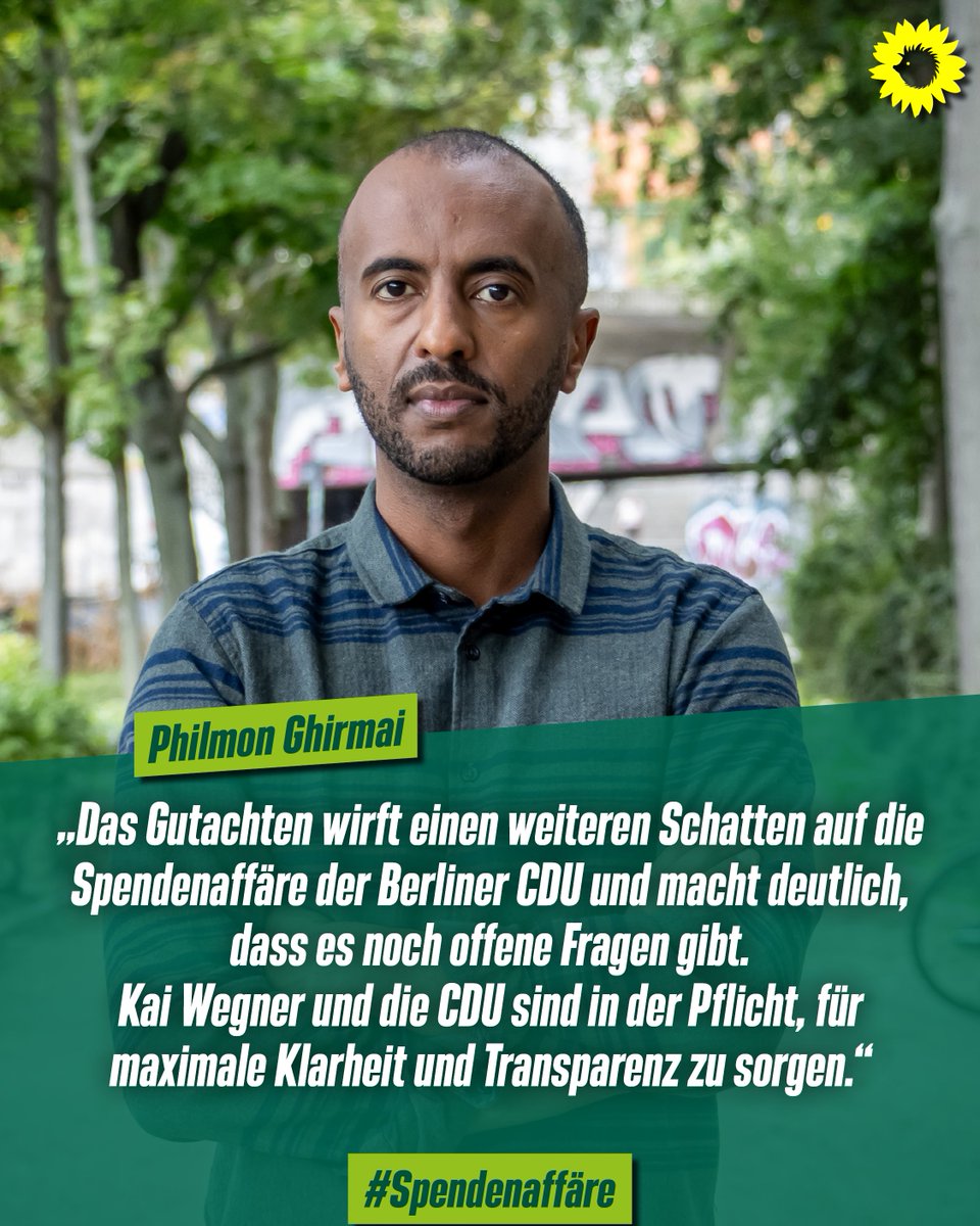 Der Eindruck, die <a href="/cduberlin/">CDU Berlin</a> sei von einem profitorientierten Akteur der Immobilienwirtschaft politisch bestimmt, ist verheerend. Um weitere Aufklärung zu ermöglichen, muss sie nun die Stellungnahme veröffentlichen, die sie gegenüber der Bundestagsverwaltung gemacht hat.<a href="/pghirmai/">Philmon Ghirmai</a>