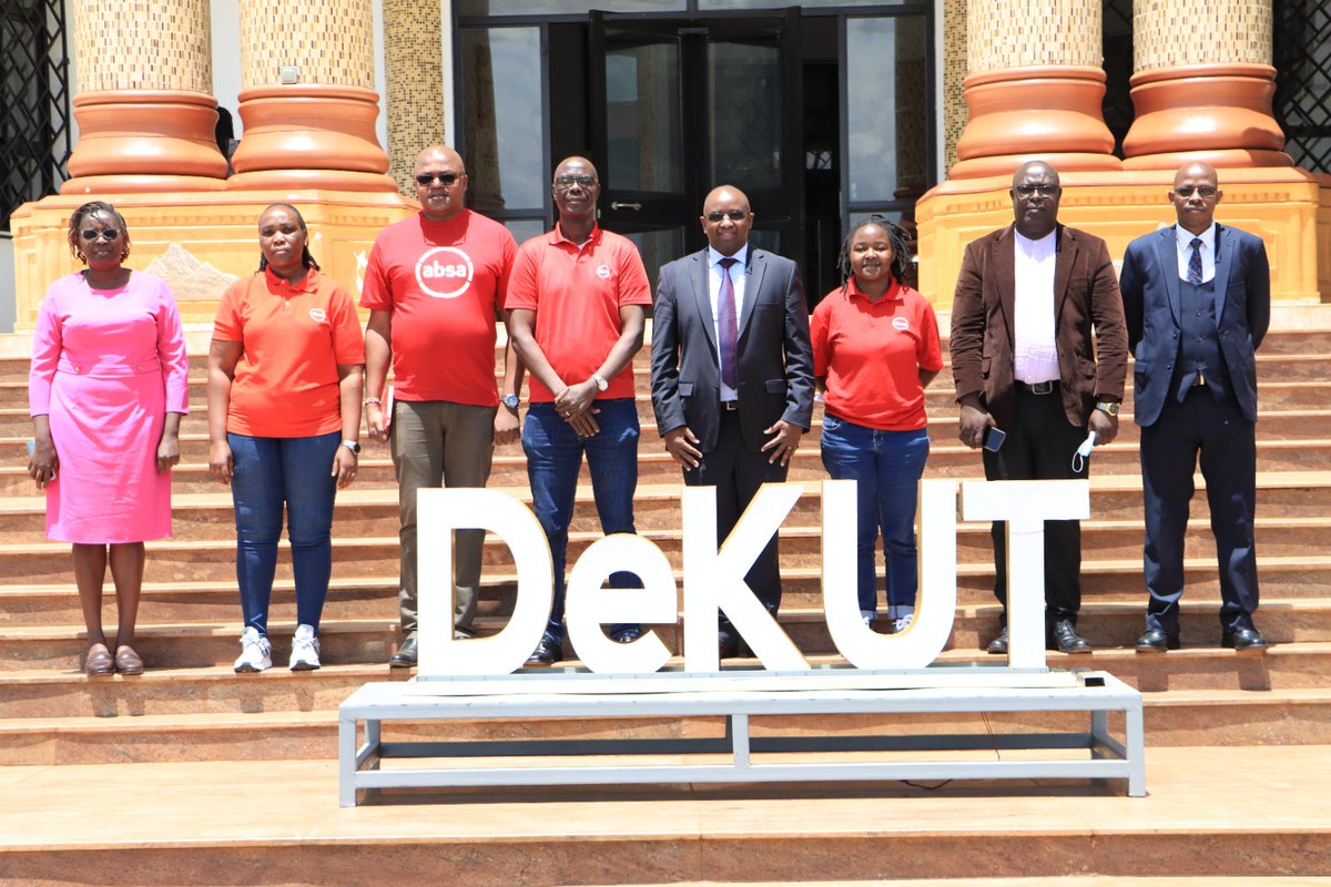 DeKUTkenya's tweet image. 2023 ABSA GRADUATE TRAINEE PROGRAM LAUNCH
DeKUT, in partnership with @AbsaKenya, is thrilled to announce the successful launch of the 2023 ABSA Graduate Trainee Program, held today at DeKUT Main Campus, Nyeri. 
#CareerOpportunities #ABSA #Graduatetraineeprogram