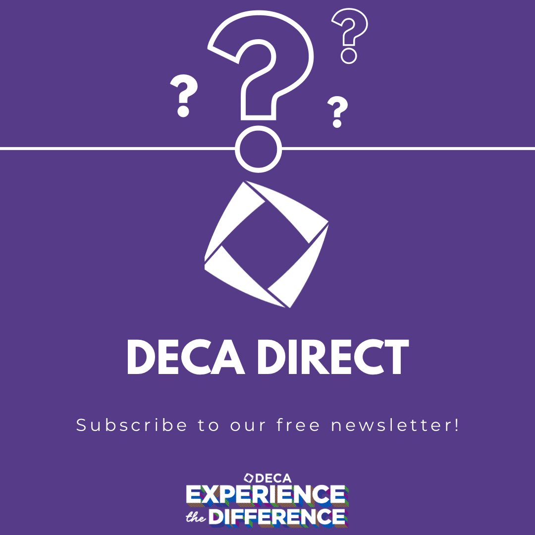 MinnesotaDeca's tweet photo. Happy #TuesdayTrivia! Subscribe to the free weekly newsletters for #CollegiateDECA updates and events! It provides helpful information as we continue our fall semester😁 #MNCDECA #ExperienceTheDifference https://t.co/UsY2GtxsuL