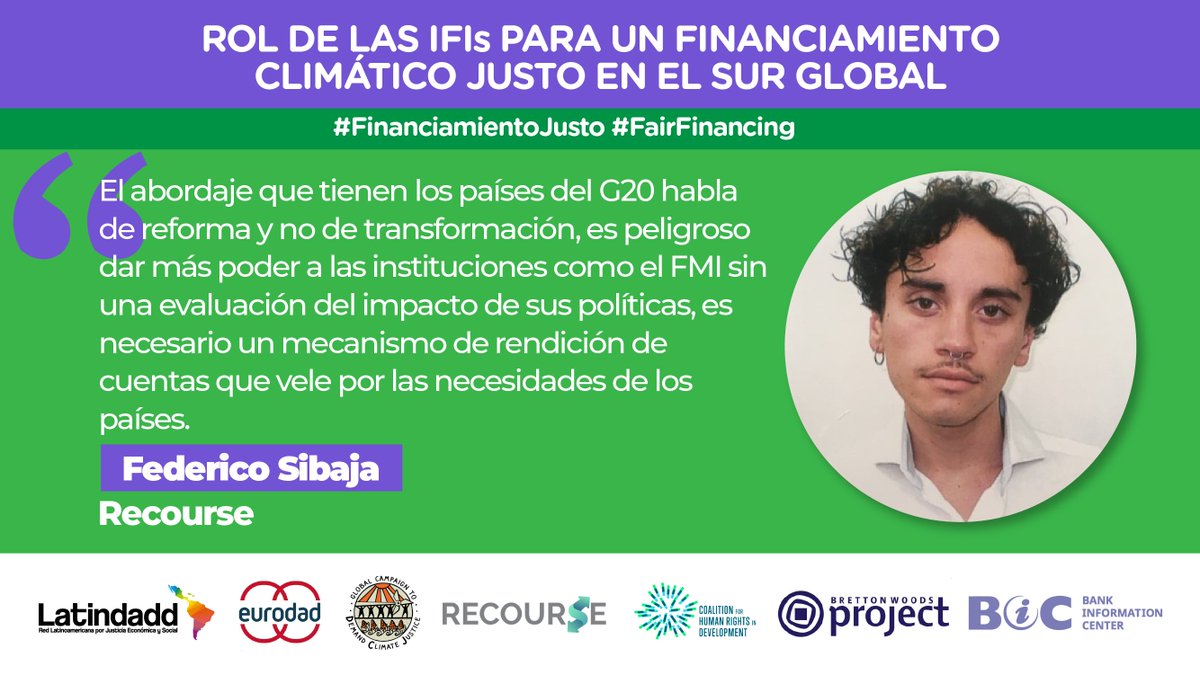 latindadd's tweet photo. @ma_jose_romero @eurodad @RecourseTeam @RightsinDevt @rodobejarano @BIC_Updates @carojuaneda @IvahannaLarrosa @federico___s: ¿Un FMI más grande o un FMI mejor? Es fundamental la eliminación de sobretasas, un financiamiento más concesional y una nueva emisión de Derechos Especiales de Giro. 

#FinanciamientoJusto #FairFinancing https://t.co/N2PVa839jh