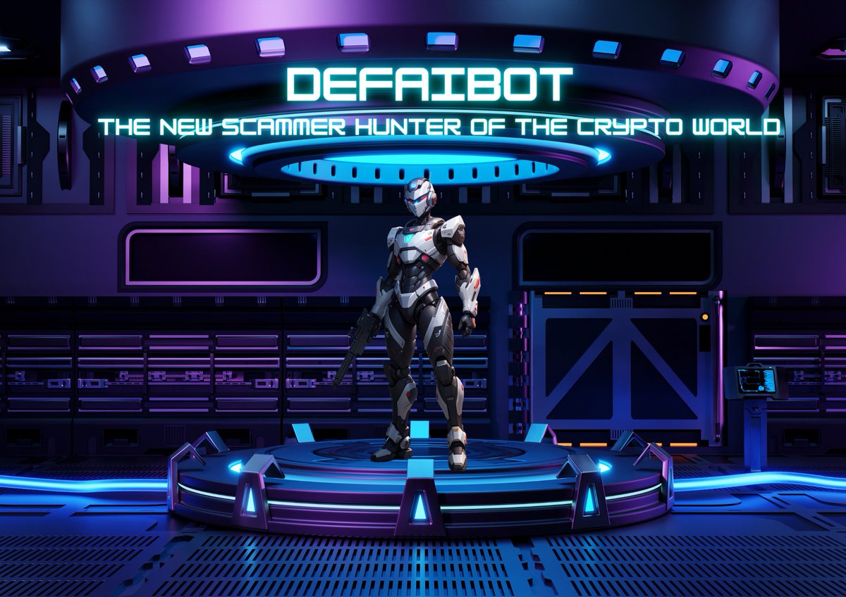defailabs's tweet photo. Introducing the DEFAIBOT the scammers hunter of the cryptoworld! #defailabs #cryptocurrency https://t.co/2KndmEk1tH