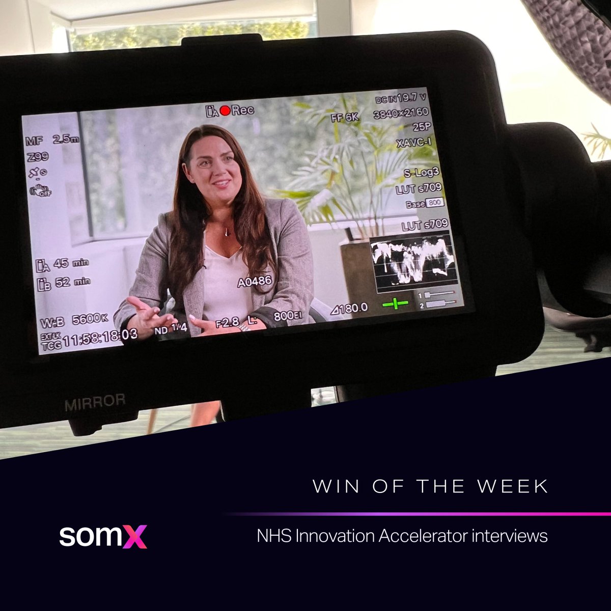 We recently spent two days in London to film content for the launch of the 2024 <a href="/NHSAccelerator/">NHS Accelerator</a>, and capture interviews with some of the most promising players in #healthcare innovation!  

Check out the BTS ⬇️  

#somx