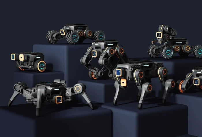 goando's tweet photo. なんか楽しそうなロボット出てきた。
"UGOT modular AI robot kit"

GUIでトレーニング、Pythonでプログラミングにも対応、ChatGPT機能も搭載したモジュラー式カスタマイズ可能なロボット。

Kickstarterで約55,000円から。フルキットで約8万円。 https://t.co/dpZIwfWNsL