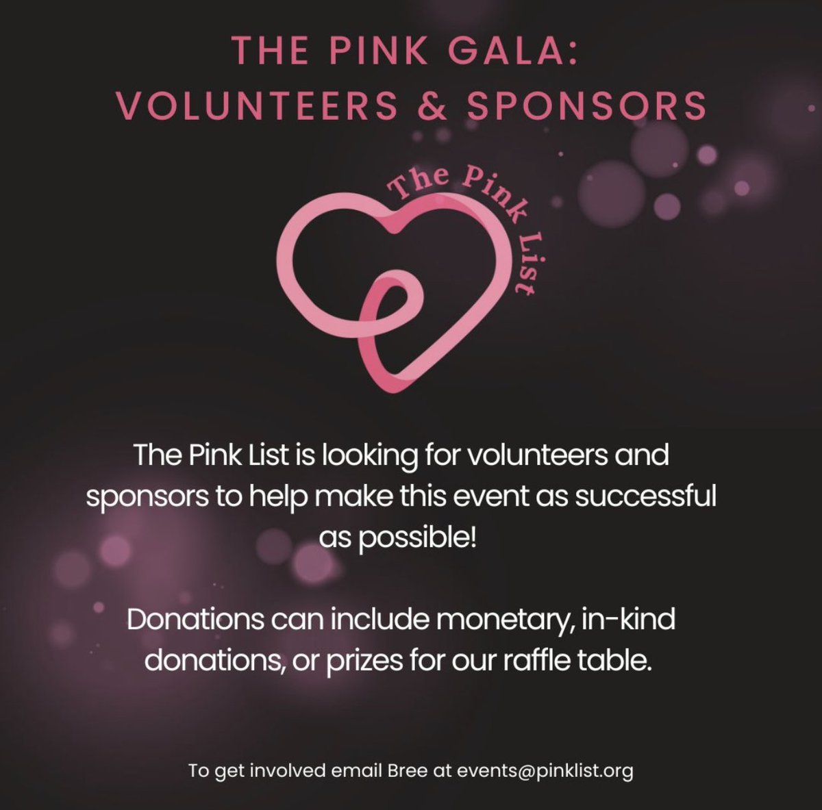 __YessBree's tweet photo. @_ThePinkList is celebrating our 5th Anniversary at The Pink Gala on October 20th🥳🥳 

The night includes open bar, small bites, raffle giveaways, and live entertainment! We’re still looking for volunteers, sponsors, and donations for our raffle table💕

https://t.co/YUms5u16Gv https://t.co/illuVDuyUx