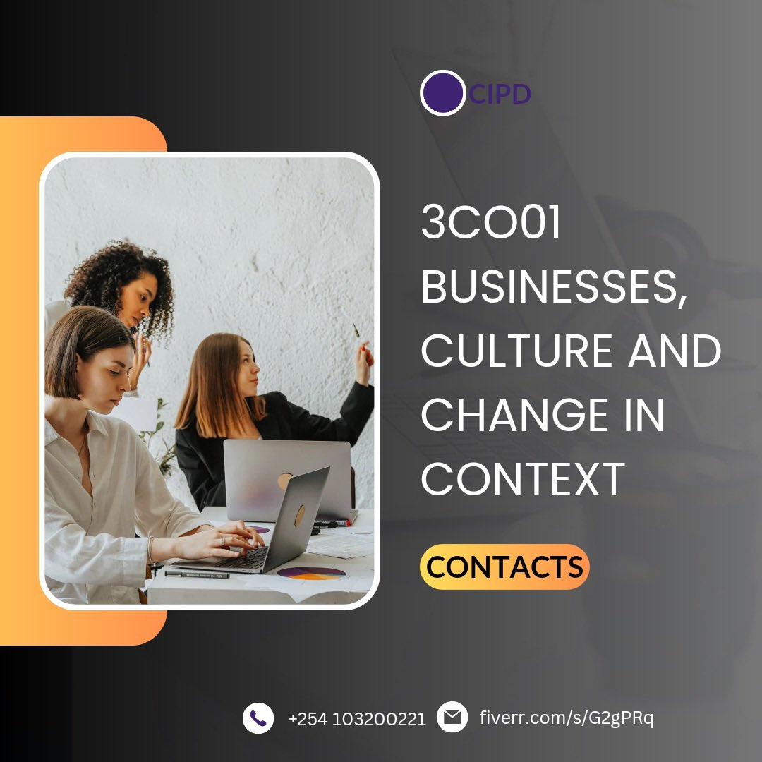 WordSlinger_'s tweet image. Need assistance navigating Business Culture and Change in Context, 3CO01? Let me assist you with your assignment! fiverr.com/s/G2gPRq
#3CO01AssignmentHelp #3CO01 #CIPDAssignmenthelp #BusinessChange #Inclusivity #ExpertGuidance #AcademicExcellence