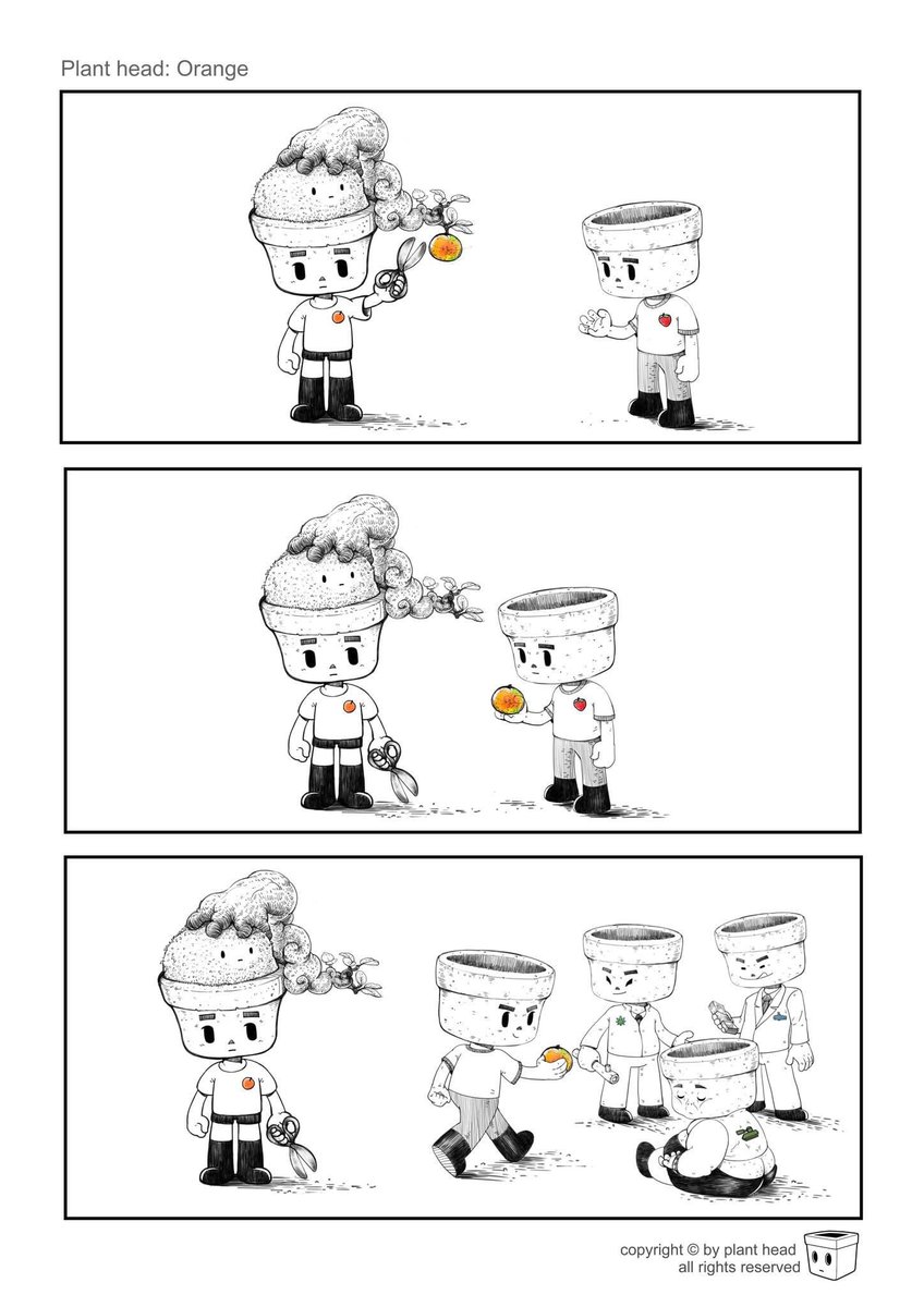 ส้ม(หล่น) 
Plant Head story: Orange
---------------------------------
ติดตามผลงานอื่นๆได้ที่  
Instragram instagram.com/plant_head_cha…
เพจ facebook.com/PlantheadAdmin

#planthead #characterdesign #characterart #digitalart #character #characterart #artwork #illustrated #ส้มหล่น #orange