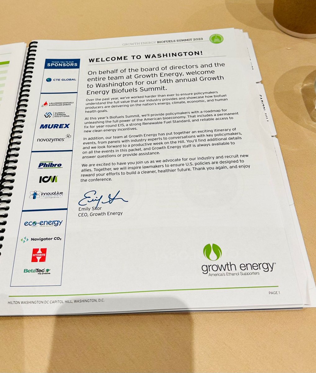 BetatecHops's tweet photo. John N. Forte attending the first day of @GrowthEnergy's 2023 #BiofuelsSummit.
#ethanol #biofuels #hops #hopacid #bacteriacontrol #fermentation #beyondbrewing https://t.co/o67xmdjihv