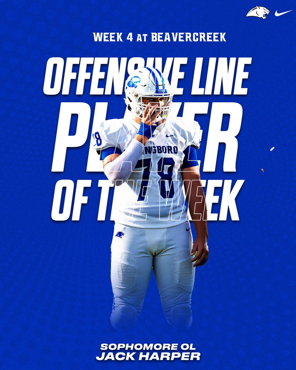 Week 4 𝐏𝐋𝐀𝐘𝐄𝐑𝐒 𝐎𝐅 𝐓𝐇𝐄 𝐖𝐄𝐄𝐊
Offense: <a href="/NewdigateAustin/">Austin Newdigate</a> 
Defense: <a href="/willizhuan/">Will Yates</a> 
Special Teams: <a href="/jaygreenberg_6/">Jay Greenberg 4.5 ⭐️ 2026</a> 
O-Line: <a href="/Jack_Harper86/">Jack Harper</a> 

#BoroFB