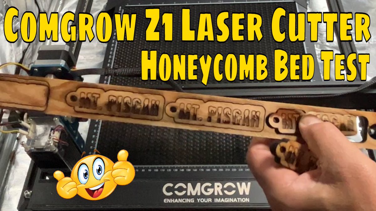HLtinkercad's tweet image. A fun and fast look at my first test of a honeycomb bed with the #Comgrow Z1 #laser cutter.

Watch Now: youtu.be/OXvfwACfETU