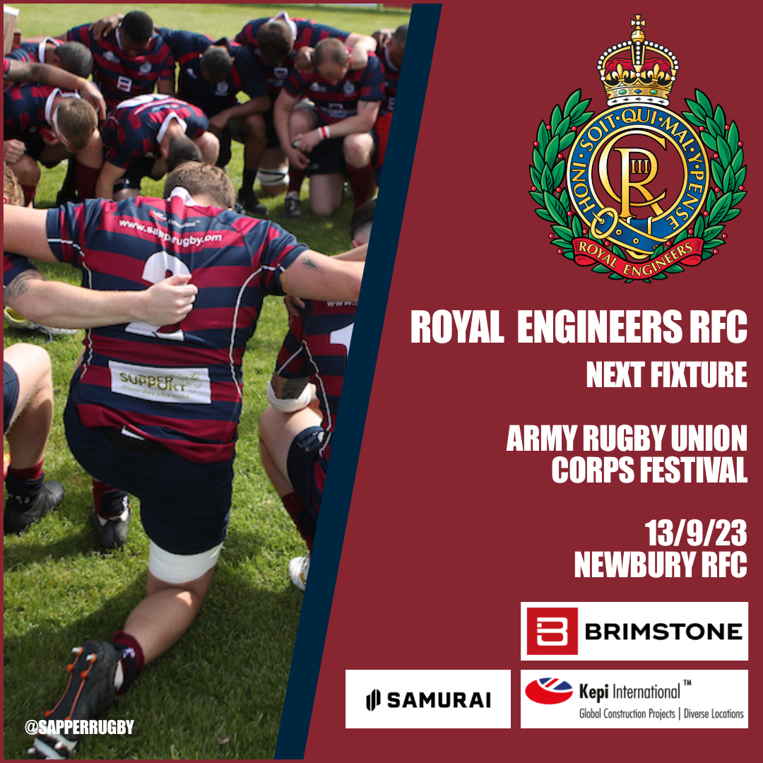 sapperrugby (@sapperrugby) on Twitter photo The Sappers are back in action tomorrow in the annual <a href="/armyrugbyunion/">Army Rugby Union</a> Corps Festival, held at Newbury RFC. Games start from 0900. The Sappers are back in action tomorrow in the annual <a href="/armyrugbyunion/">Army Rugby Union</a> Corps Festival, held at Newbury RFC. Games start from 0900.