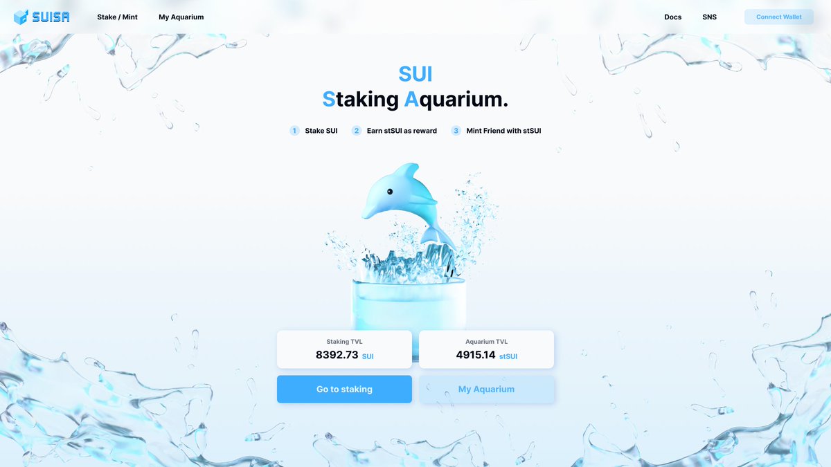 SUISA | SUI Staking Aquarium tweet media