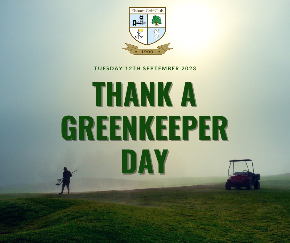 Its Thank a Greenkeeper Day today. On behalf of all the members and guests @ElshamGolfClub a big thank you to @colinhopper11 and his team for presenting and maintaining such a wonderful course 👏👏👏 #ThankAGreenkeeper #Golf #Lincolnshire #ThankYou