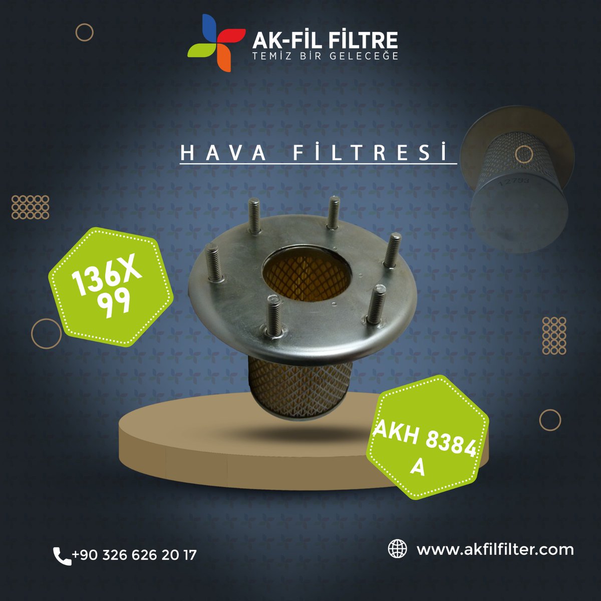 akfil_filter's tweet photo. AK-FİL AKTİF FİLTRE

•AKH 8384 A

#temizbirgelecege

#filtre #endüstriyel #endüstriyelfiltreler #hava #havafiltresi #air #airfilters https://t.co/daFFrwQen7