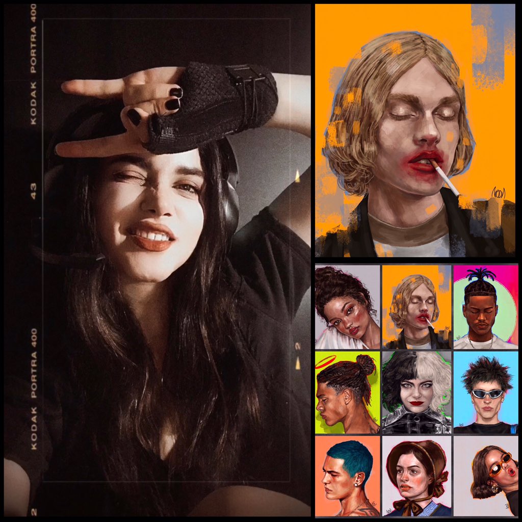 Hiii🤘🏾😈🖤
Good Evening Fam🔥
Happy #TEZOSTUESDAY 🔥

▫️My Portraits collection
◾️(Digital painting)
▫️Available on OBJKT
◾️Floor price :  1 xtz

🔻Link🔻