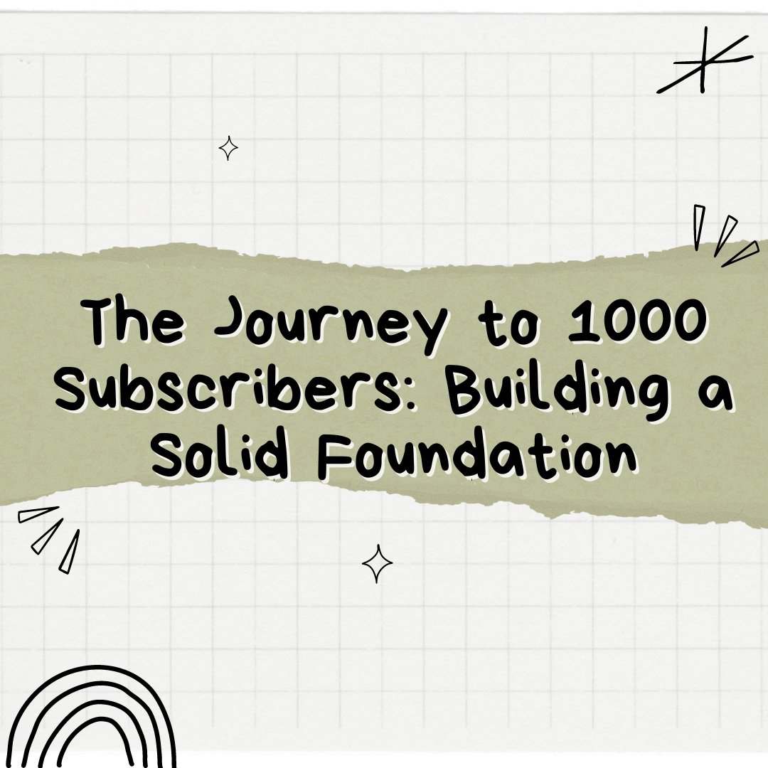 The Journey to 1000 Subscribers: Building a Solid Foundation
Read the full article on the site. Link in your profile!!!
#YouTubeMilestones #BuildingAudience #ContentCreatorsJourney #1000Subscribers #YouTubeGrowth #ContentCreationTips #EngageYourAudience #YouTubeSuccess