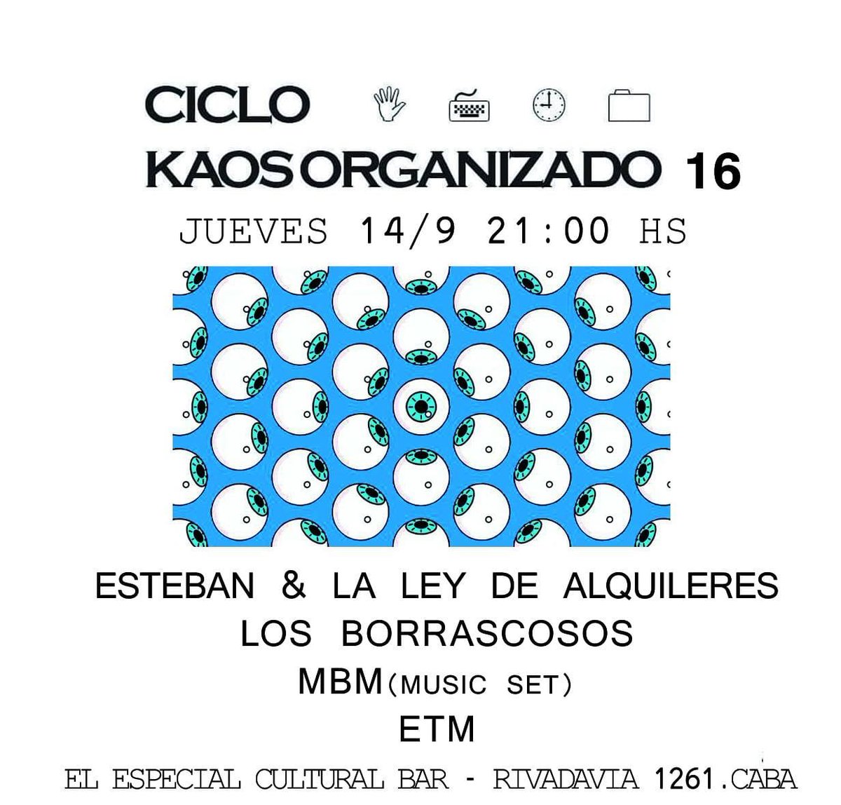 Notifico a la sumatoria de los x tal que x que toco este jueves con La Ley de Alquileres compartiendo escenario con Los Borrascosos en zona porteña céntrica.... entrada 1500 pesos, abrimos la velada nosotris,