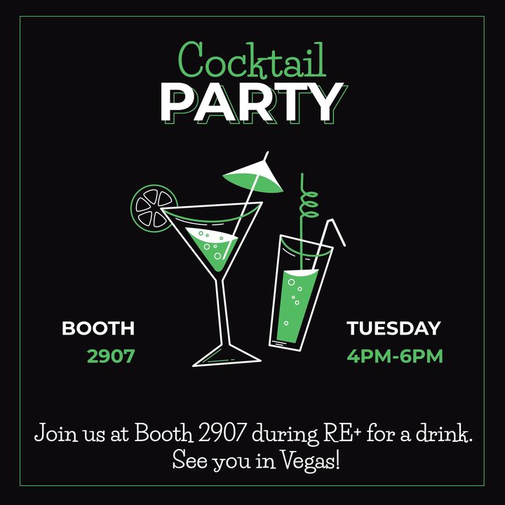 ShoalsTech's tweet photo. 🌞 It's the first day of #REPLUS2023 in #LasVegas! We can't wait to see you at our booth, 2907, to show you our patented utility-scale, #Solar #EBOS, #eMobility and #BESS solutions! 

🍻 Make sure to join us today from 4-6PM for fun, snacks and cocktails. 

#InventingSimple https://t.co/bliyuSkSlr