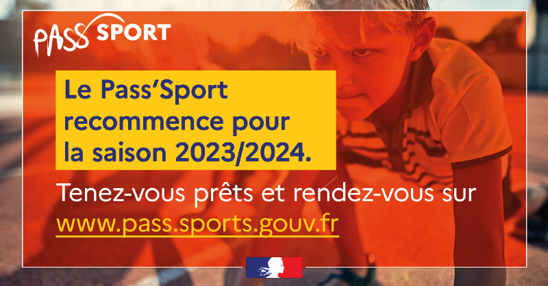 FranceOlympique's tweet photo. [#RentréeSportive2023]

Le #PassSport revient pour la saison 2023/2024 ! 🙌

Vous êtes une association ou une structure sportive ?

Les CDOS/CROS/CTOS sont pleinement mobilisés pour vous accompagner dans la mise en place du #PassSport. 💫⤵️