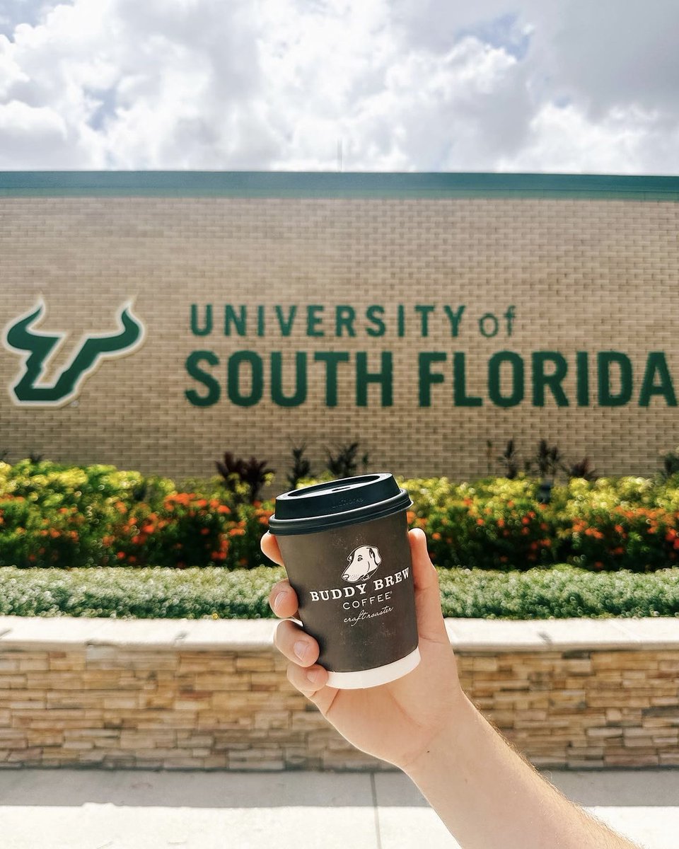 USouthFlorida's tweet image. But first, coffee☕️

We’re excited to announce two new coffee stops on our Tampa campus – @KahwaCoffee in the bookstore and @BuddyBrewCoffee in the Judy Genshaft Honors College building. Check them out, Bulls!🤘