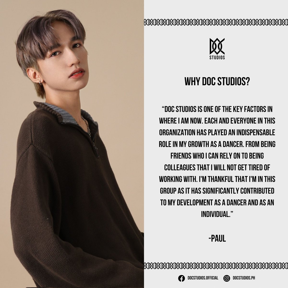 Paul Menor from NAMJA! 🙌  #DOCStudios #KpopCoverDancer