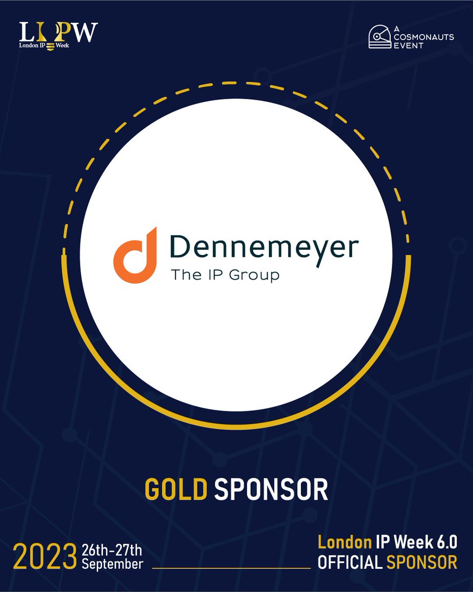 🤸✨ Exciting news ahead! We're delighted to announce that @Dennemeyer is joining our esteemed lineup for London IP Week! Connect with the @Dennemeyer Group to discover the tools that can contribute to your company's success. 🎟️ londonipweek.com/tickets #LIPW