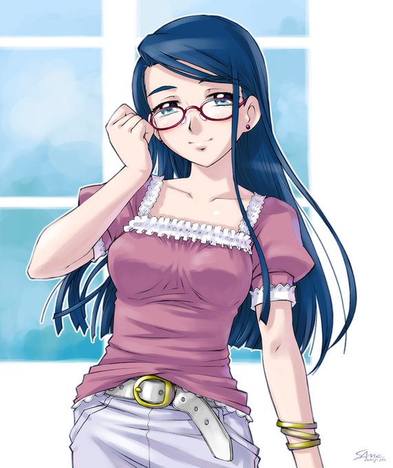 #無言で眼鏡娘をあげる見た人もやる 