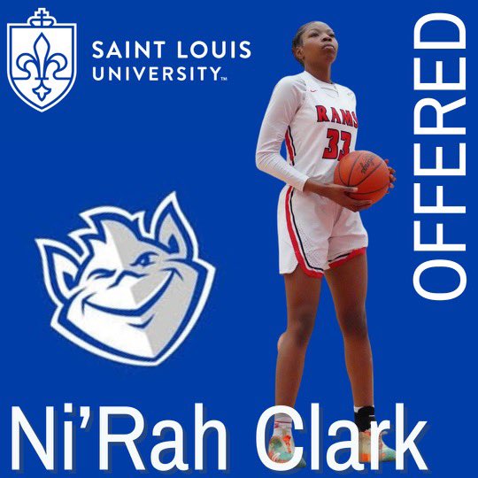 Blessed to say I received a offer from Saint Louis University! Thank you Coach Tillett and the rest of the coaching staff!! 

“Talent is God given. Be humble. Fame is man-given. Be grateful. Conceit is self-given. Be careful.”
-John Wooden