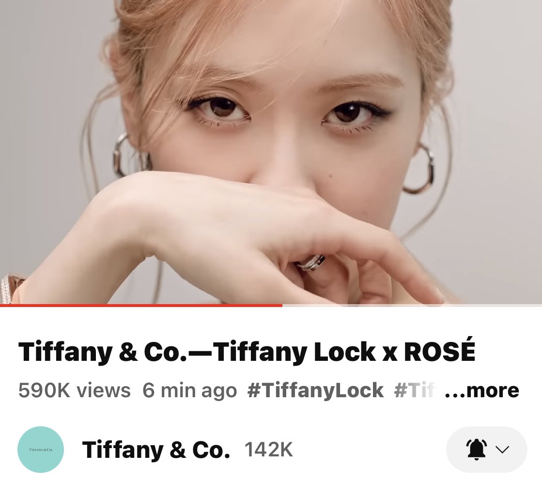 <a href="/TiffanyAndCo/">Tiffany & Co.</a> finally posted her latest campaign on their YT channel. 

Pls watch share &amp; comment.
Rosé for Tiffany Lock
#TiffanyxROSÉ #ROSÉ 
youtu.be/MreRIsBMw4w?si…