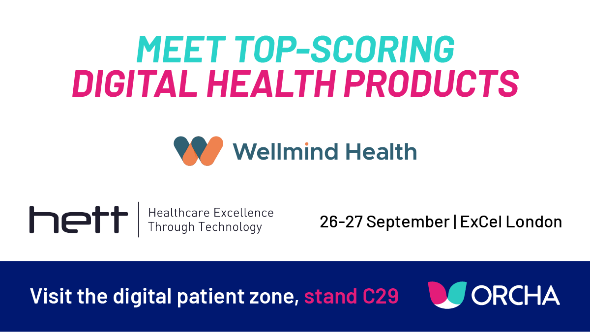 ORCHA (@orchahealth) on Twitter photo Want to meet a top-scoring app at #HETT23 #DigitalPatientZone? <a href="/wellmindhealth/">Wellmind Health</a> provides NHS-commissioned clinical-grade treatments for better mental health and pain management deliver long-term improved health outcomes. Includes real-time patient outcome data. Want to meet a top-scoring app at #HETT23 #DigitalPatientZone? <a href="/wellmindhealth/">Wellmind Health</a> provides NHS-commissioned clinical-grade treatments for better mental health and pain management deliver long-term improved health outcomes. Includes real-time patient outcome data.