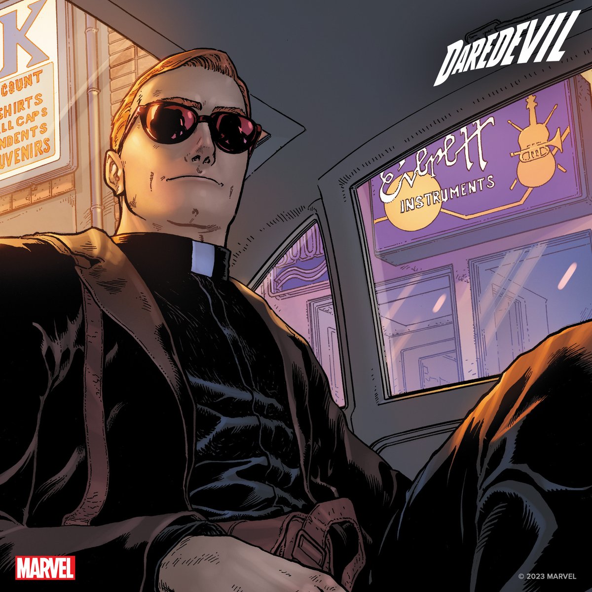 Do you stand judged, Father Matthew? 🔥 From the fires of Hell rises a new servant of God. 'Daredevil' #1 is on sale tomorrow.